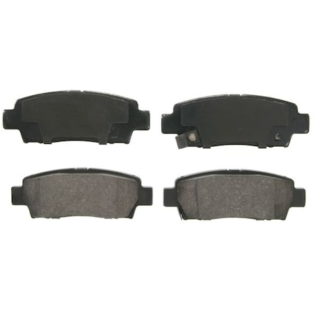 Wagner Brakes Ceramic Disc Pad Set, Zd672 ZD672